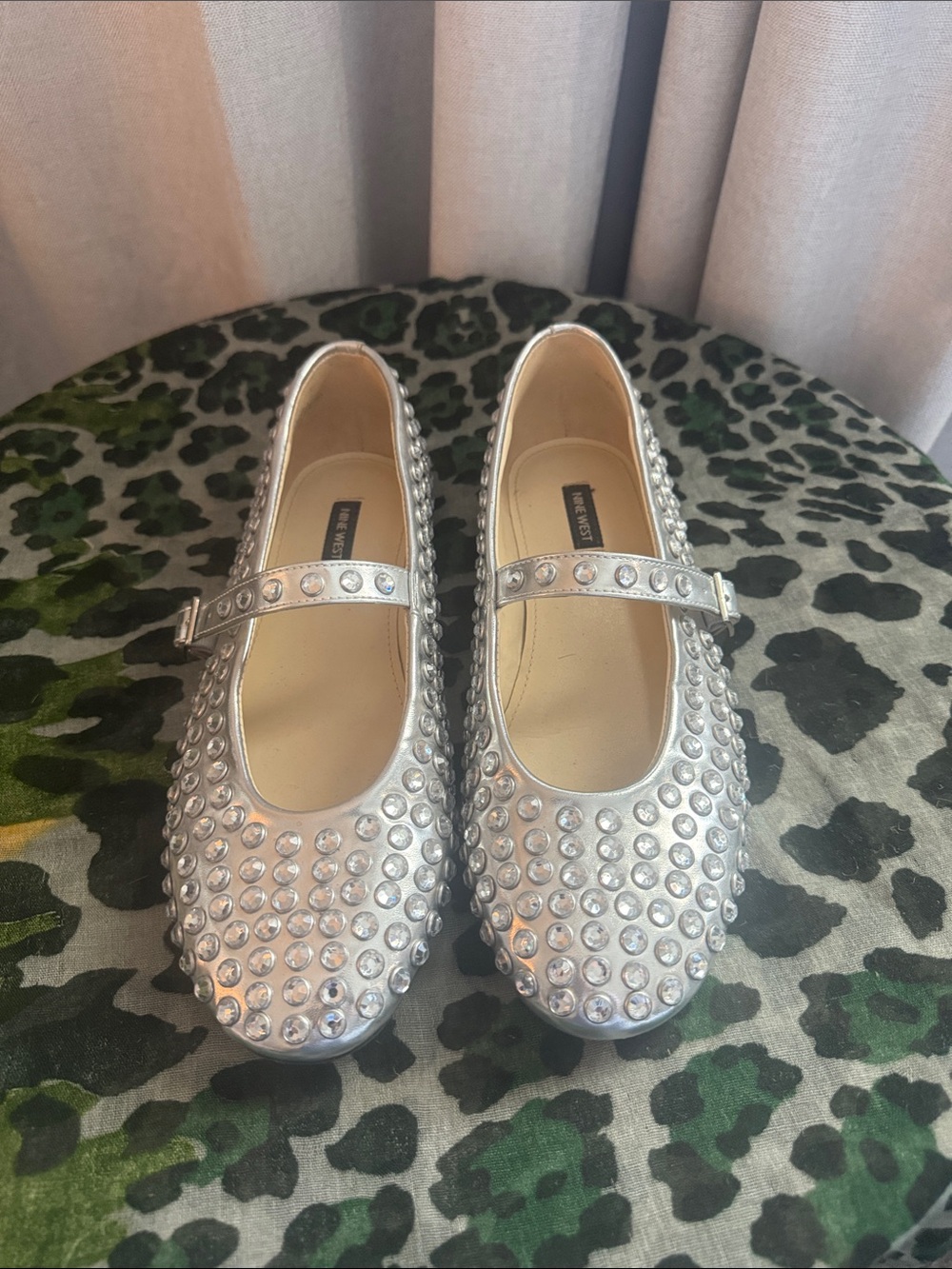 Silver Studded Mary Jane - Nine West